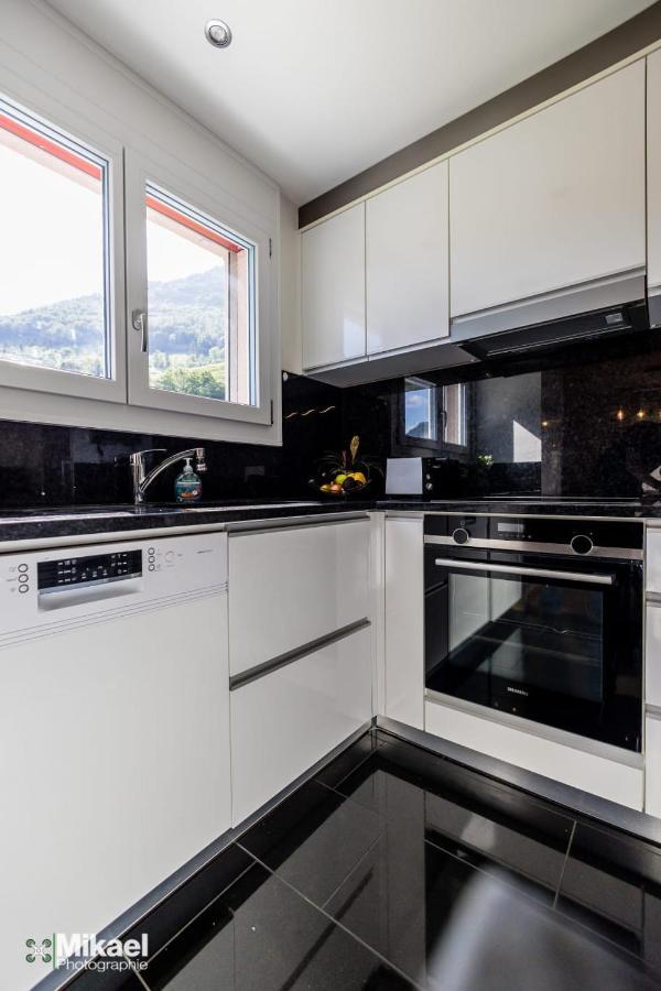 Gruyere Alpes Appartement 3 Chambres Bbq Parking Neirivue 外观 照片