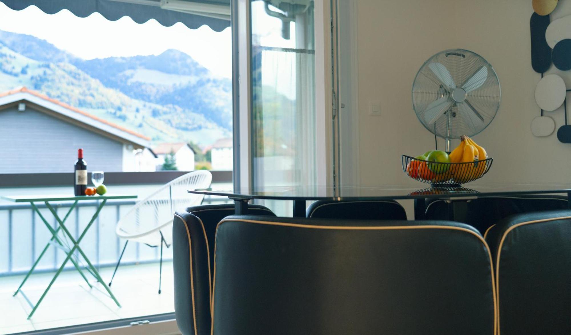 Gruyere Alpes Appartement 3 Chambres Bbq Parking Neirivue 外观 照片
