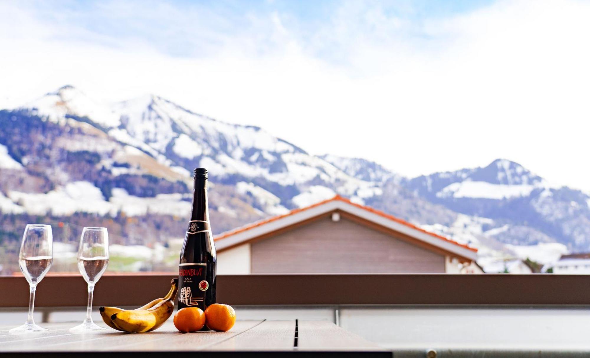 Gruyere Alpes Appartement 3 Chambres Bbq Parking Neirivue 外观 照片