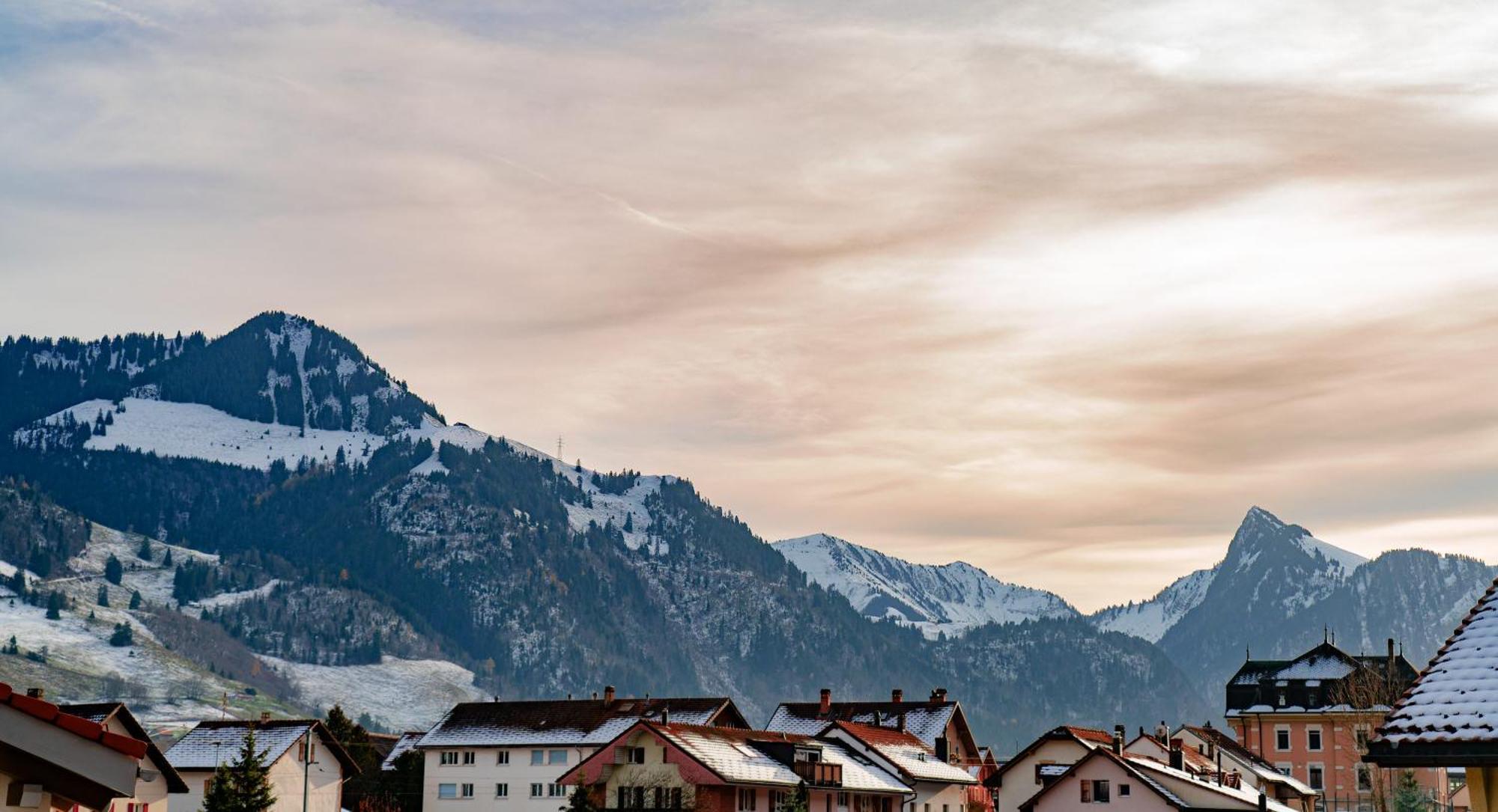 Gruyere Alpes Appartement 3 Chambres Bbq Parking Neirivue 外观 照片